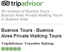 BuenosTours 5/5 Rating on TripAdvisor BuenosTours 5/5 Rating on TripAdvisor