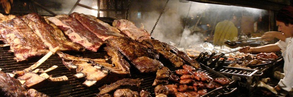 More Argentines prefer a parrilla grill full of beef than a prime steak!