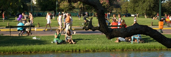 The lovely Palermo Parks, in Buenos Aires