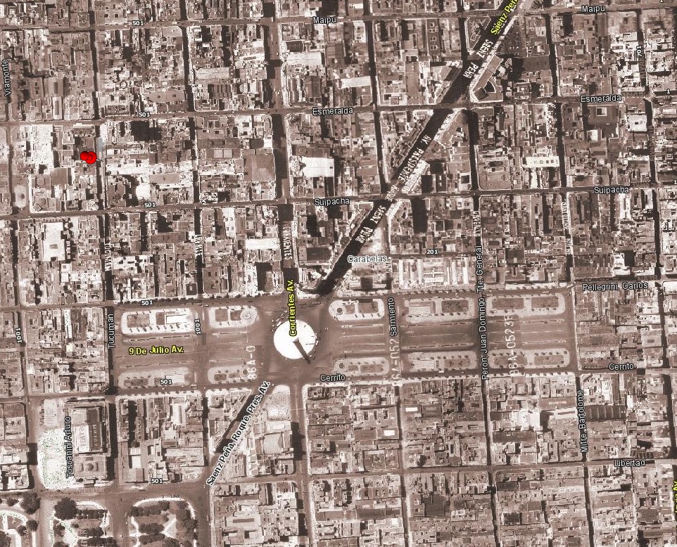 Avendia 9 de Julio in 1940 Avendia 9 de Julio in 1940