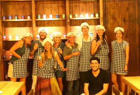 Group shot at the Argentine Experience in Buenos Aires