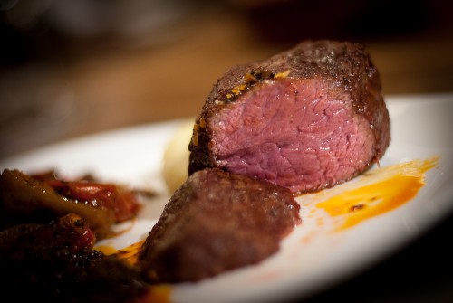 Delicious fillet steak at the Argentine Experience in Buenos Aires