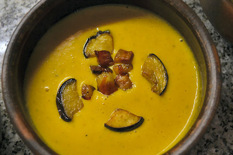 The cheddar and Ale soup at Casa SaltShaker