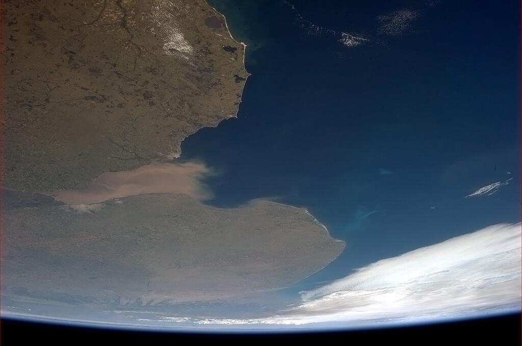 River Plate from Space
