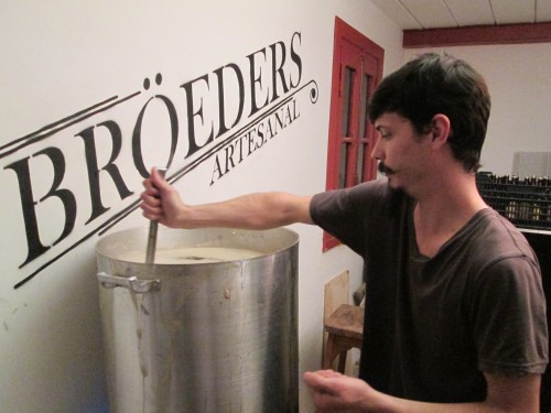 Brewing Broedsers beer in Buenos Aires 