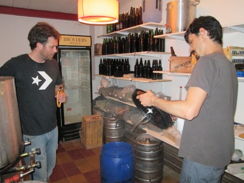 The Terren brothers of Broeders artesanal beer in Argentina