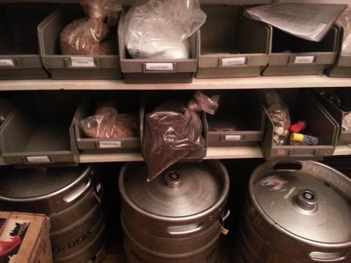 Beer brewing equipment at Broeders in Buenos Aires