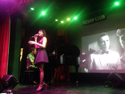 Luciana Morelli sings at Bebop Club