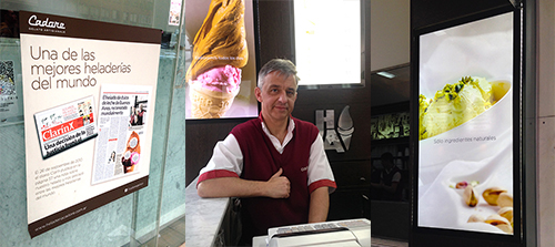 Cadore owner and signage