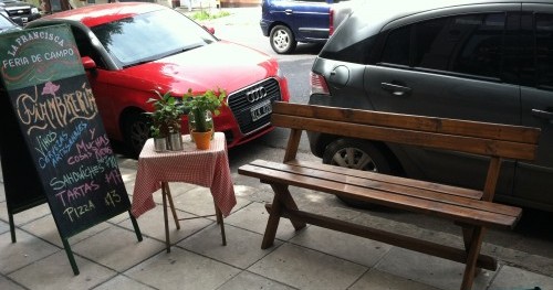 Al fresco lunch at La Francisca, Palermo Soho