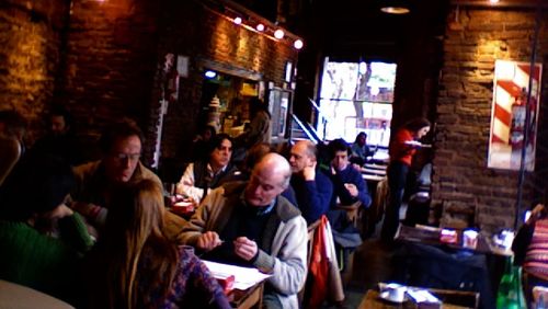 Merienda Time: A packed cafe in Buenos Aires